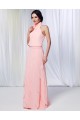 Sheath/Column High-Neck Beaded Long Pink Chiffon Prom Evening Formal Dresses ED010976 Sheath/Column High-Neck Beaded Long Pink Chiffon Prom Evening Formal Dresses ED010976