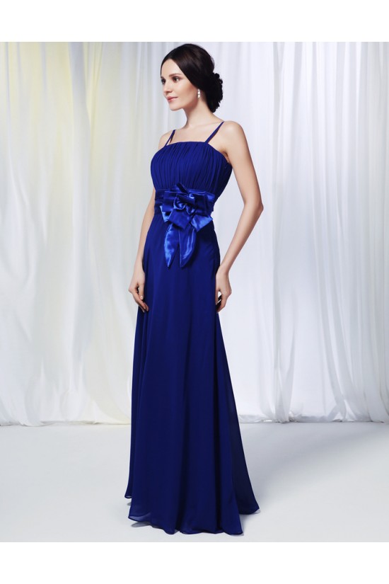 A-Line Spaghetti Strap Long Blue Chiffon Prom Evening Formal Dresses Bridesmaid Dresses ED010978 A-Line Spaghetti Strap Long Blue Chiffon Prom Evening Formal Dresses Bridesmaid Dresses ED010978