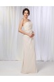 A-Line One-Shoulder Beaded Long Chiffon Prom Evening Formal Dresses ED010980