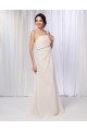 A-Line One-Shoulder Beaded Long Chiffon Prom Evening Formal Dresses ED010980