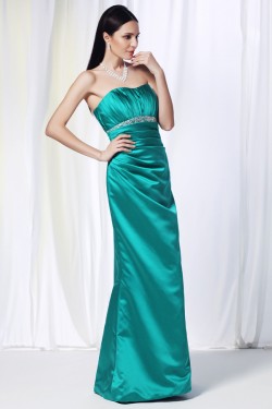 Beaded Strapless Long Prom Evening Formal Dresses ED010991