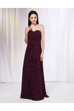 Empire Sweetheart Long Chiffon Prom Evening Formal Dresses Maternity Dresses ED010993