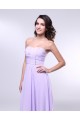 A-Line Strapless Long Chiffon Prom Evening Formal Dresses ED010997