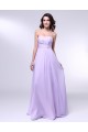 A-Line Strapless Long Chiffon Prom Evening Formal Dresses ED010997