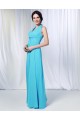 Sheath/Column Halter Long Blue Chiffon Prom Evening Formal Dresses Bridesmaid Dresses ED010998 Sheath/Column Halter Long Blue Chiffon Prom Evening Formal Dresses Bridesmaid Dresses ED010998