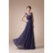 A-Line Beading Straps Floor-Length Chiffon Long Prom Evening Formal Dresses 02020005
