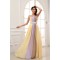 A-Line Chiffon Strapless Long Prom/Formal Evening Dresses 02020013