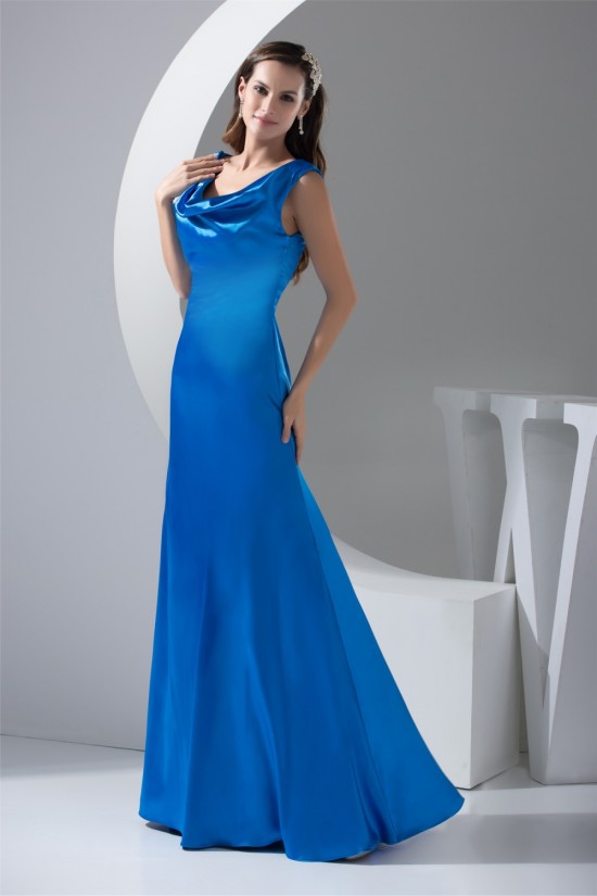 A-Line Dropped Floor-Length Long Blue Prom Party Formal Evening Bridesmaid Dresses 02020015 A-Line Dropped Floor-Length Long Blue Prom Party Formal Evening Bridesmaid Dresses 02020015