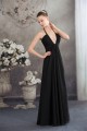 A-Line Floor-Length Halter Beading Chiffon Long Black Prom/Formal Evening Dresses 02020017 A-Line Floor-Length Halter Beading Chiffon Long Black Prom/Formal Evening Dresses 02020017