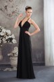 A-Line Floor-Length Halter Beading Chiffon Long Black Prom/Formal Evening Dresses 02020017 A-Line Floor-Length Halter Beading Chiffon Long Black Prom/Formal Evening Dresses 02020017