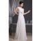 A-Line Floor-Length One-Shoulder Beading Long Prom Evening Bridesmaid Dresses 02020018