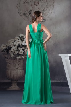 Empire Sleeveless Beading Chiffon Long Prom/Formal Evening Maternity Dresses 02020030