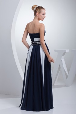 A-Line Sleeveless Beading Floor-Length Soft Sweetheart Prom/Formal Evening Dresses 02020031