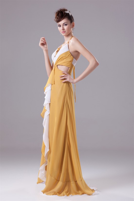 A-Line Sleeveless Brush Sweep Train V-Neck Long Prom/Formal Evening Dresses 02020034 A-Line Sleeveless Brush Sweep Train V-Neck Long Prom/Formal Evening Dresses 02020034