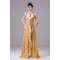 A-Line Sleeveless Brush Sweep Train V-Neck Long Prom/Formal Evening Dresses 02020034