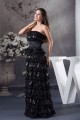 A-Line Sleeveless Floor-Length Ruffles Chiffon Sequins Long Black Prom/Formal Evening Dresses 02020035 A-Line Sleeveless Floor-Length Ruffles Chiffon Sequins Long Black Prom/Formal Evening Dresses 02020035