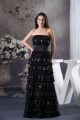 A-Line Sleeveless Floor-Length Ruffles Chiffon Sequins Long Black Prom/Formal Evening Dresses 02020035 A-Line Sleeveless Floor-Length Ruffles Chiffon Sequins Long Black Prom/Formal Evening Dresses 02020035