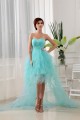 High Low Sweetheart Beaded Fine Netting Sweetheart Prom/Formal Evening Dresses 02020038