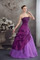 Ball Gown Strapless Floor-Length Sleeveless Purple Prom/Formal Evening Dresses 02020043