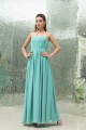 A-Line Sweetheart Ruffles Sleeveless Chiffon Long Evening Party Bridesmaid Dresses 02020047