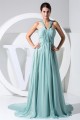 A-Line V-Neck Chiffon Long Prom/Formal Evening Bridesmaid Dresses 02020050 A-Line V-Neck Chiffon Long Prom/Formal Evening Bridesmaid Dresses 02020050