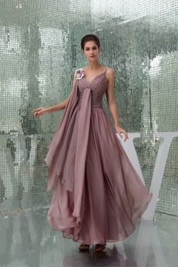 A-Line Chiffon Ruffles Long Prom/Formal Evening Dresses 02020053