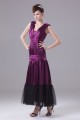 Ankle-Length Elastic Woven Satin Fine Netting Purple Prom/Formal Evening Dresses 02020054 Ankle-Length Elastic Woven Satin Fine Netting Purple Prom/Formal Evening Dresses 02020054