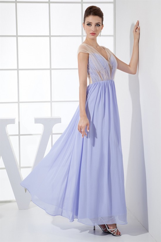 Ankle-Length Straps Sheath/Column Ruched Long Formal Bridesmaid Dresses 02020059 Ankle-Length Straps Sheath/Column Ruched Long Formal Bridesmaid Dresses 02020059