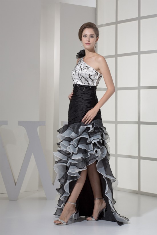 Asymmetrical One-Shoulder Sleeveless A-Line Prom/Formal Evening Dresses 02020060
