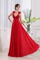 A-Line Floor-Length Chiffon Beaded Long Red Prom Evening Party Dresses 02020064 A-Line Floor-Length Chiffon Beaded Long Red Prom Evening Party Dresses 02020064
