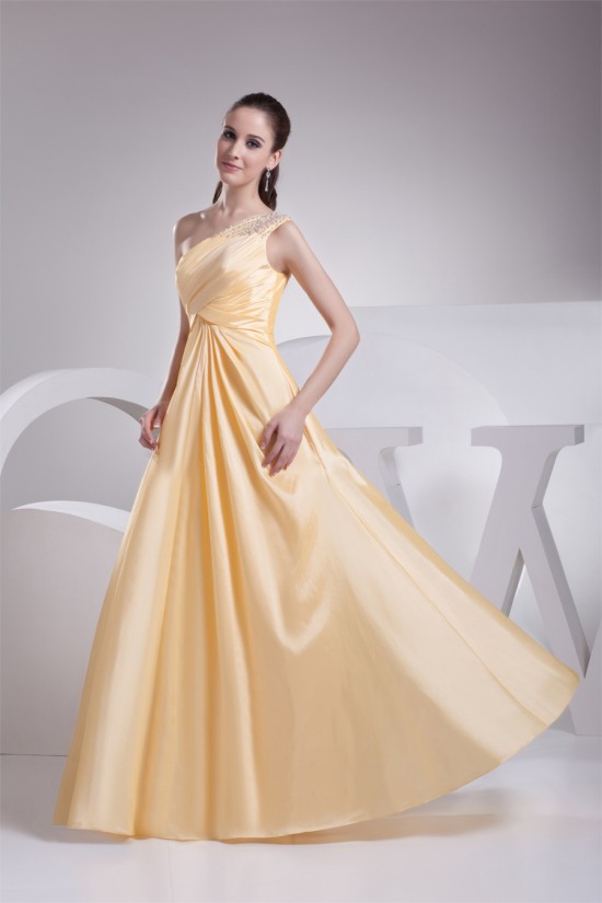 A-Line Floor-Length One-Shoulder Beading Long Prom/Formal Evening Dresses 02020065 A-Line Floor-Length One-Shoulder Beading Long Prom/Formal Evening Dresses 02020065