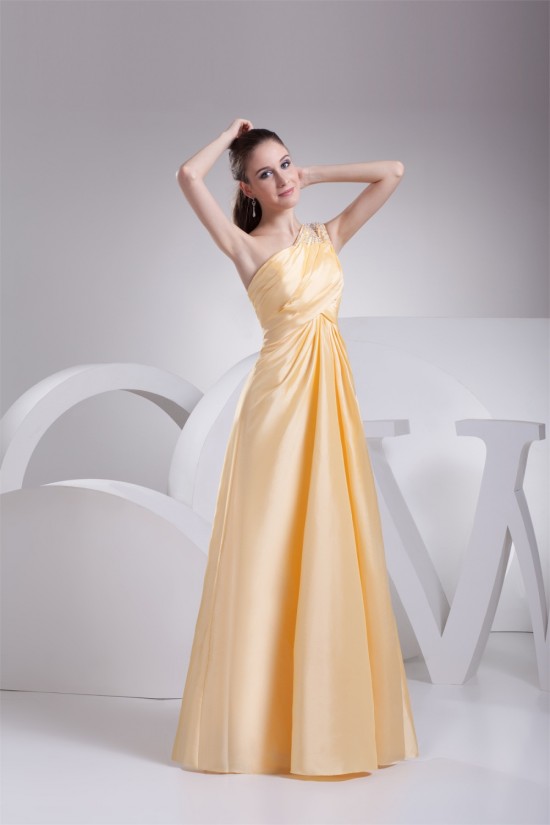 A-Line Floor-Length One-Shoulder Beading Long Prom/Formal Evening Dresses 02020065 A-Line Floor-Length One-Shoulder Beading Long Prom/Formal Evening Dresses 02020065