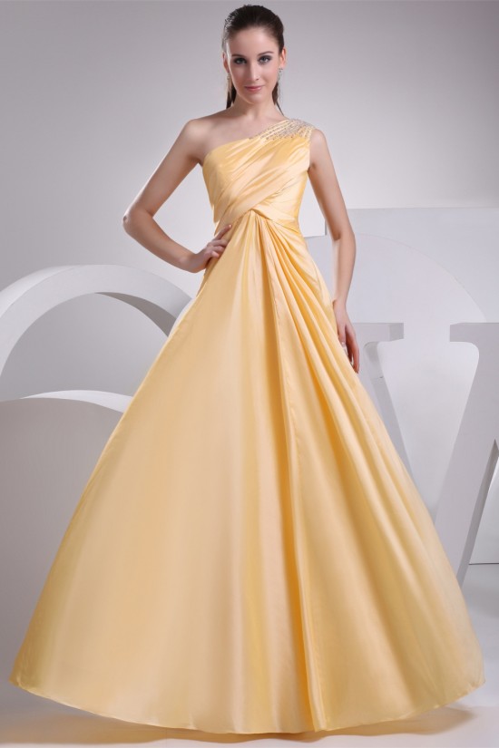 A-Line Floor-Length One-Shoulder Beading Long Prom/Formal Evening Dresses 02020065 A-Line Floor-Length One-Shoulder Beading Long Prom/Formal Evening Dresses 02020065