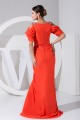 Beading Brush Sweep Train Sheath/Column Prom/Formal Evening Dresses 02020070