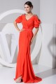 Beading Brush Sweep Train Sheath/Column Prom/Formal Evening Dresses 02020070