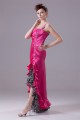 Beading Elastic Woven Satin Leopard Printed Chiffon One-Shoulder Prom/Formal Evening Dresses 02020075 Beading Elastic Woven Satin Leopard Printed Chiffon One-Shoulder Prom/Formal Evening Dresses 02020075
