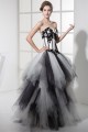 Ball Gown Beading Floor-Length Satin Fine Netting Prom/Formal Evening Dresses 02020076