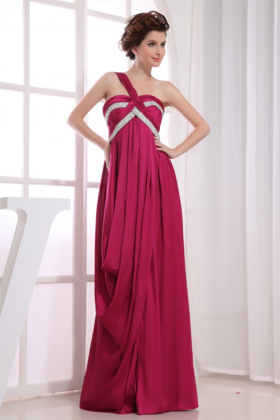 Beading Empire One-Shoulder Long Prom/Formal Evening Dresses Maternity Evening Dresses 02020082 Beading Empire One-Shoulder Long Prom/Formal Evening Dresses Maternity Evening Dresses 02020082