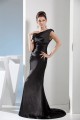 Beading Portrait Trumpet/Mermaid Silk like Satin Sleeveless Long Black Prom/Formal Evening Dresses 02020084 Beading Portrait Trumpet/Mermaid Silk like Satin Sleeveless Long Black Prom/Formal Evening Dresses 02020084