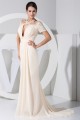 Beading Puddle Train Chiffon Short Sleeve Long Prom/Formal Evening Dresses 02020085 Beading Puddle Train Chiffon Short Sleeve Long Prom/Formal Evening Dresses 02020085