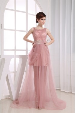 Beading Sheath/Column Scoop Sleeveless Prom/Formal Evening Dresses 02020087