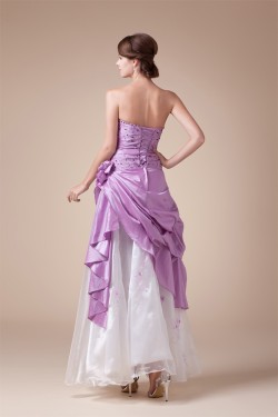 Beading Sleeveless Floor-Length A-Line Taffeta Tulle Prom/Formal Evening Dresses 02020093
