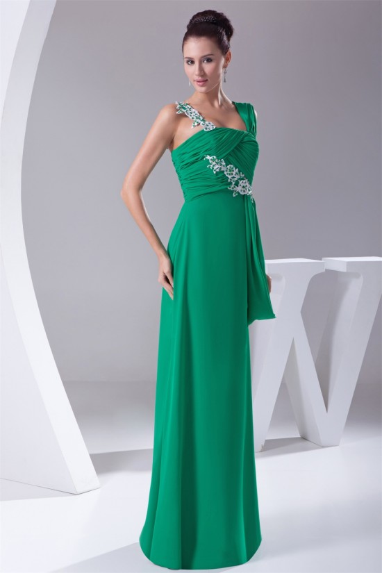 Beading Sleeveless Strapless Floor-Length Long Green Evening Formal Bridesmaid Dresses 02020097 Beading Sleeveless Strapless Floor-Length Long Green Evening Formal Bridesmaid Dresses 02020097