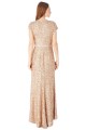 Sheath Short Sleeve Sequin Long Prom Evening Party Dresses 02021006 Sheath Short Sleeve Sequin Long Prom Evening Party Dresses 02021006