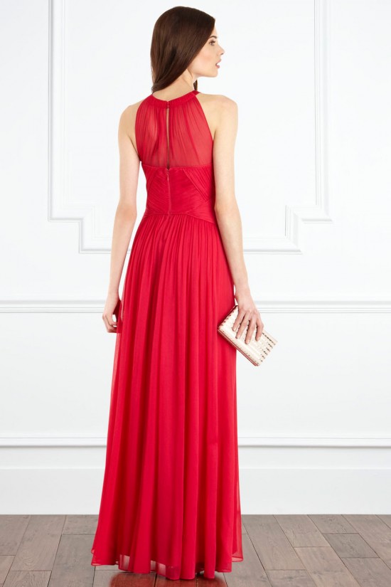 A-Line Red Long Chiffon Prom Evening Party Dresses 02021007 A-Line Red Long Chiffon Prom Evening Party Dresses 02021007