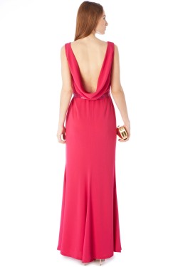 Sheath/Column Long Chiffon Prom Evening Party Dresses 02021008