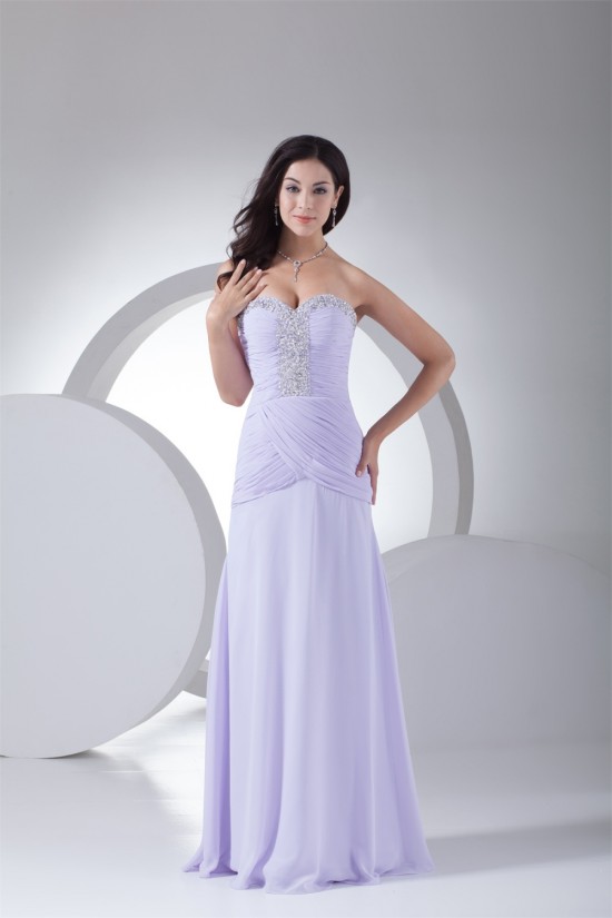 Beading Sweetheart A-Line Sleeveless Chiffon Prom/Formal Evening Dresses 02020101 Beading Sweetheart A-Line Sleeveless Chiffon Prom/Formal Evening Dresses 02020101