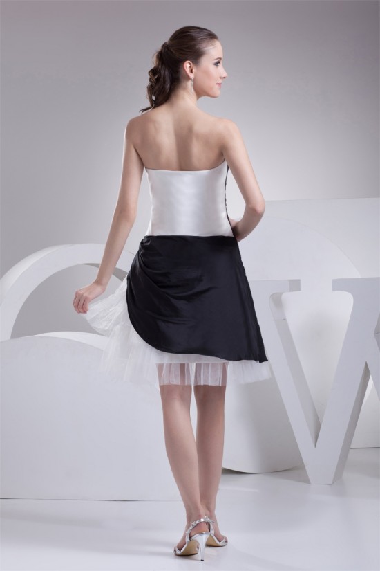 A-Line Ruffles Sweetheart Satin Taffeta Fine Netting Prom/Formal Evening Dresses 02021022 A-Line Ruffles Sweetheart Satin Taffeta Fine Netting Prom/Formal Evening Dresses 02021022