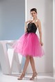 A-Line Knee-Length Beaded Netting Prom/Formal Evening Dresses 02021027