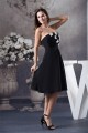 A-Line Strapless Chiffon Short Black Dresses 02021032 A-Line Strapless Chiffon Short Black Dresses 02021032